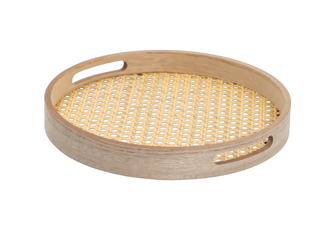 Поднос круглый РАТТАН/RATTAN 30см 