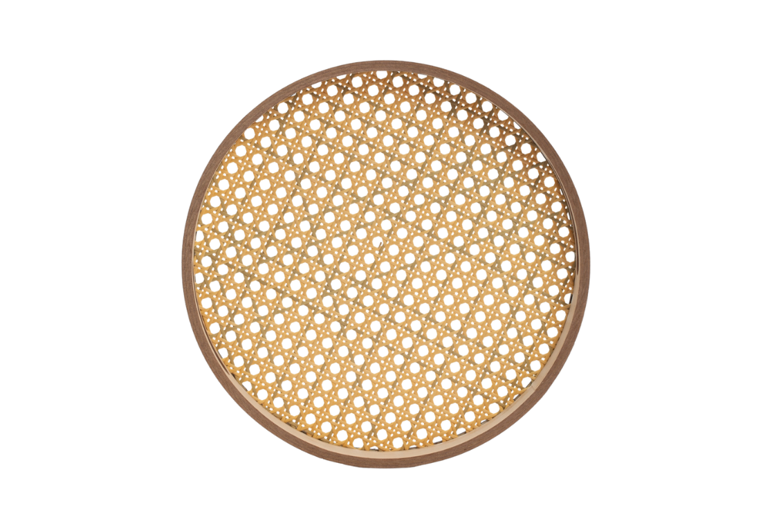 Поднос круглый РАТТАН/RATTAN 30см 