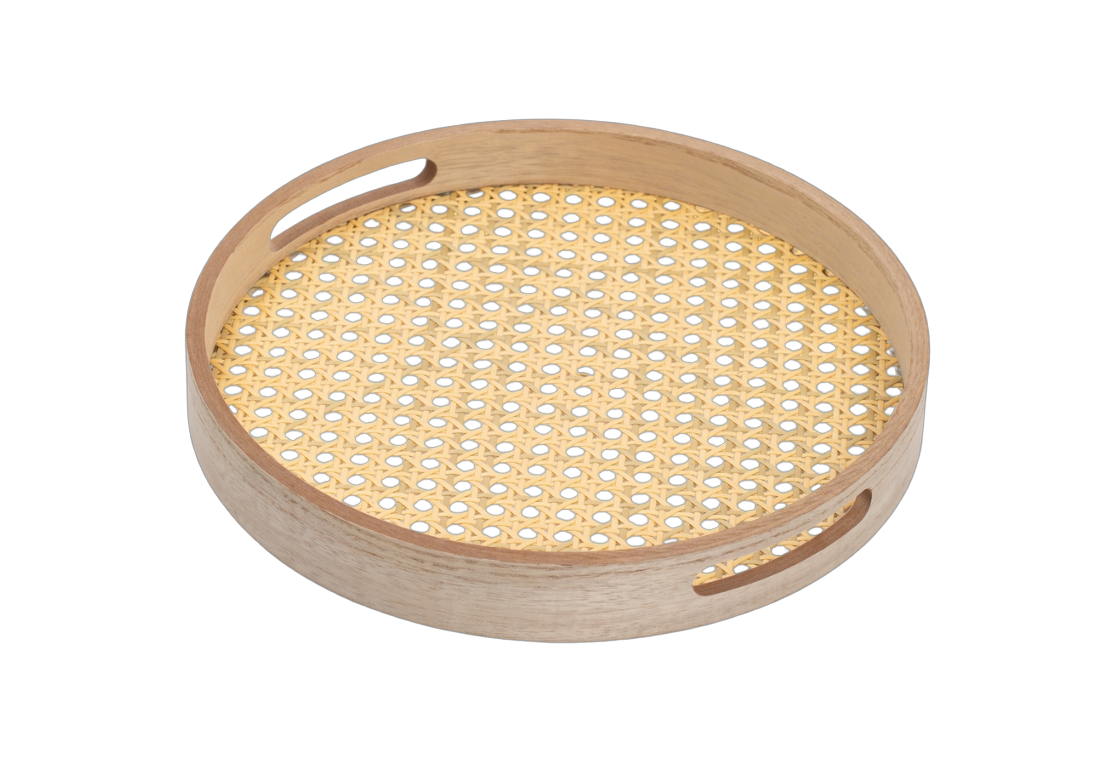 Поднос круглый РАТТАН/RATTAN 30см 